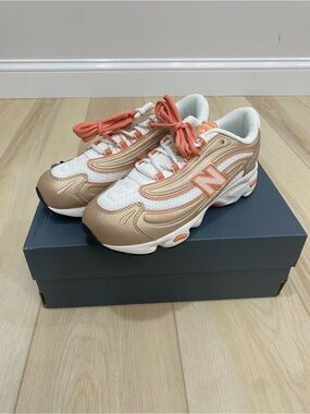 New Balance 1000 Brown Orange Shoes GC1000FP Size 6Y Womens 7.5 NEW